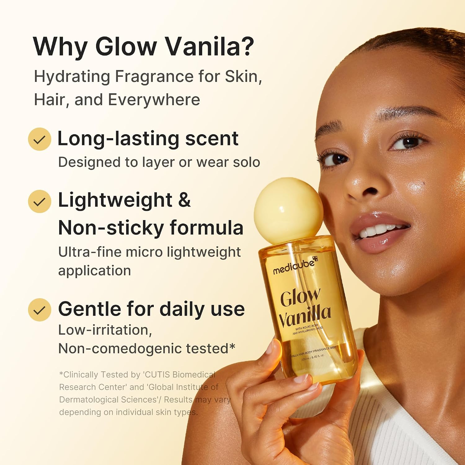 Medicube Glow Vanilla Hair & Body Fragrance Mist Mini 100ml	